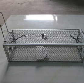 Piège à rats métallique à ressort à entrée unique pour capture vivante, cage à rongeurs pour usage intérieur et extérieur - Product Image 2