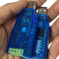 Konverter Serial USB Ke RS485 RS422 Industri Terisolasi CH340G Perlindungan TVS Setengah Dupleks Dua Arah Lightning U485