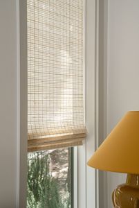 Persianas Romanas <span class=keywords><strong>de</strong></span> Madera Tejidas a Mano con Control Remoto Inteligente, Opacas, <span class=keywords><strong>de</strong></span> Yute, Ramio, Bambú y Lino, Personalizables - Product Image 2