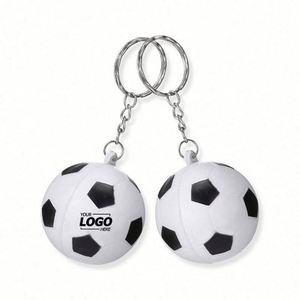 Porte-clés anti-stress personnalisés en métal, design moderne, en forme de ballon de football – Cadeaux pour sacs de fête et récompenses scolaires pour garçons - Product Image 1