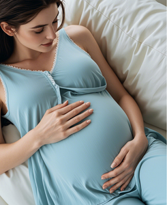 Vêtements de maternité personnalisés ensembles de vêtements de détente en coton biologique pyjamas en bambou doux pour femmes vente en gros de vêtements pour femmes enceintes - Product Image 4