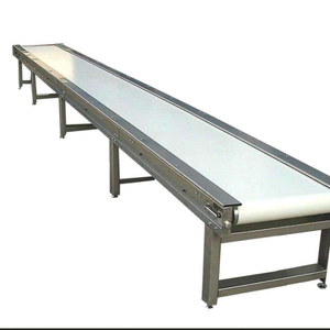 Mini küçük paslanmaz çelik 304 gıda sınıfı beyaz yeşil düz PVC bantlı konveyör sistemi endüstriyel montaj için - Product Image 4