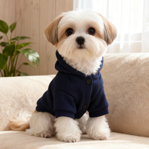 Ropa para Mascotas PETCIRCLE, Sudadera Cálida y Cómoda con Diseño de Arcoíris y Paz para Perros Pequeños y Cachorros, Otoño/Invierno - Product Image 3