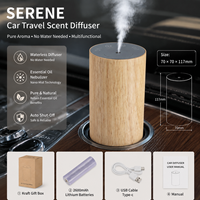 Diffuseur d'arômes portable sans eau, sans fil, électronique, rechargeable, pour voiture et maison, type C, personnalisé