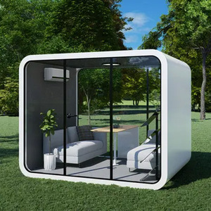 Casa Cápsula Espacial Moderna de Lujo Tipo Apple en Oferta, Edificio de Oficinas de Acero de Alta Calidad en Paquete Plano, Centro Comercial al Aire Libre - Product Image 4