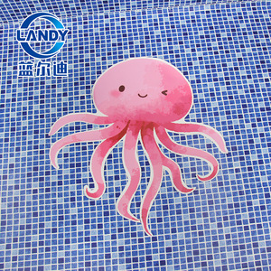 Autocollant de revêtement de piscine en PVC à motif de dauphin de dessin animé Landy pour décorations de piscine pour enfants - Product Image 4