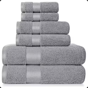 Toallas de Algodón de Alta Calidad Ultra Suaves y Altamente Absorbentes para Baño, Hogar, Hotel, Spa, Gimnasio, Playa - Product Image 3