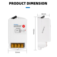 Interrupteur de télécommande intelligent sans fil haute puissance 220V/380V pour pompe à eau industrielle et domestique avec portée de 1 à 5 km