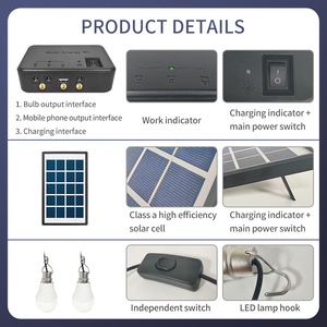 Système d'éclairage solaire adapté, énergie solaire, kit solaire pour la maison - Product Image 5