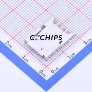 CS-204 SD Card / Memory Card Connector SMD Connector Plug-In Type MicroSD Card (TF Card) Card Holder 2.25mm - Product Image 1