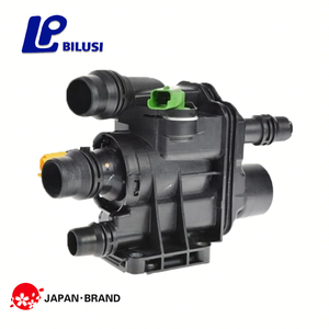 Boîtier de thermostat de sortie d'eau moteur 9807198480 9812131480 pour Peugeot 208 2008 308 Citroën C3 C4 DS3 <span class=keywords><strong>DS4</strong></span> 1.2T - Product Image 1