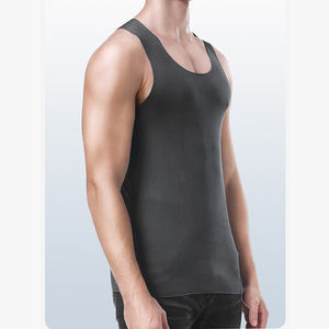 Chaleco Deportivo de Seda Helada para Hombre, Transpirable, Fino, Cuello Redondo, Sin Mangas, Camiseta Interior Atlética de Verano, Top para Combinar en Capas - Product Image 2