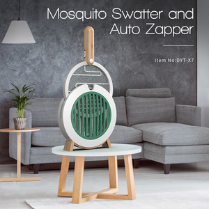 2 trong 1 có thể sạc lại điện muỗi vợt & Fly swatter ABS Vật liệu côn trùng Killer với pin nguồn điện - Product Image 2