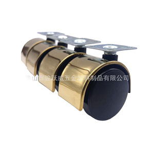 Furniture Casters 2 Inch <b>Gold</b> Plated Rigid Plastic Wheels Silent For Coffee Table <b>Sofa</b> Bedside Table - Product Image 5