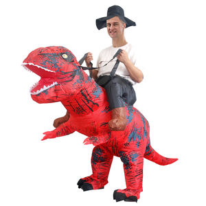Costume gonflable T-Rex taille polyester pour adulte unisexe pour Cosplay Halloween Walking Ride ou costume <span class=keywords><strong>de</strong></span> dinosaure <span class=keywords><strong>Trex</strong></span> pour hommes et femmes - Product Image 2