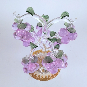 Vente directe d'usine, magnifique cristal de verre K9, cristal coloré en forme de raisin pour la maison - Product Image 2