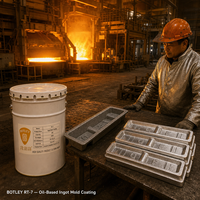 Agent de démoulage de type huileux pour revêtement de moule de machine de coulée d'aluminium, anti-soudure pour fonderie
