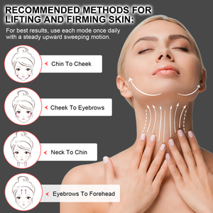 מכשיר עיסוי פנים וצוואר ALIVER, מכשיר עיסוי פנים חשמלי, מכשיר לטיפוח העור, מסיר קמטים, כלי יופי - Product Image 2