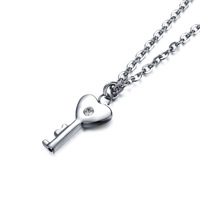 Valentineday Ketting Roestvrij Staal Sleutelhanger Ketting En Vierkant Slot Armband Sieraden Set Voor Koppels Valentijn