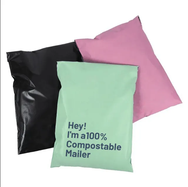 Custom logo Print Mail courier envelope clothing packaging Self Adhesive Mailing biodegradable Poly Mailers Shipping Plastic Bag