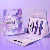 Boîte cadeau en carton rigide recyclable personnalisée, boîte à cosmétiques de luxe en forme de triangle, emballage en papier avec insert
