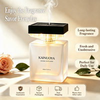 Diffuseur d'arômes en verre longue durée KAINUOYA 500 ml avec lumière d'ambiance et aide au sommeil pour la maison, l'hôtel et la chambre à coucher