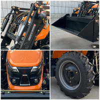 Tracteur agricole à roues 4x4 Gallant 100 CV avec cabine climatisée, système hydraulique robuste, levage haute performance et démarreur électrique Pro Now