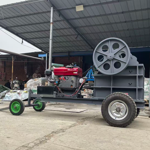 מגרסת לסתות דיזל ניידת מדגם Early Bird PE150 250 עם מנוע 1-3 טון לשעה, מותקנת על גלגלים, למכירת אבנים במחצבות - Product Image 5