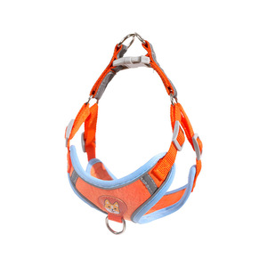Correa para perro, bolsa reflectante de gamuza con bloques de color, pegatinas de gamuza con bloques de color, arnés reflectante para perro Corgi - Product Image 1