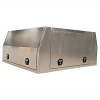 Boîte à outils en aluminium pour remorque et pick-up 4WD Ute Tray Canopy