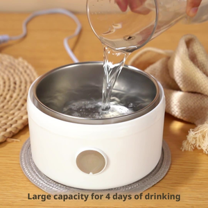 Automatico intelligente 1L acqua aerata ricca <span class=keywords><strong>di</strong></span> ossigeno Anti-secco brucia in acciaio inox gatto fontana <span class=keywords><strong>di</strong></span> acqua per la casa e appartamento - Product Image 5