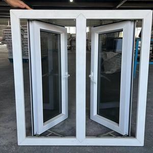 Fenêtres à <span class=keywords><strong>triple</strong></span> <span class=keywords><strong>vitrage</strong></span> UPVC <span class=keywords><strong>Fenêtre</strong></span> à battant en <span class=keywords><strong>PVC</strong></span>/UPVC à double <span class=keywords><strong>vitrage</strong></span> - Product Image 3
