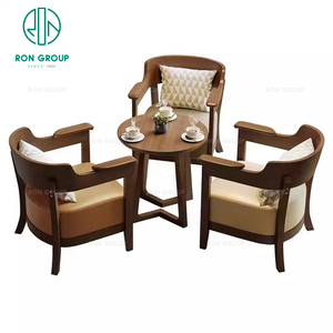 Cà phê cửa hàng Vòng Gỗ Gỗ Nhà Hàng bàn ghế đồ nội thất thiết lập cho quán cà phê và nhà hàng - Product Image 5