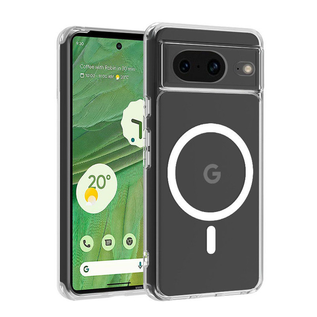 Wholesale Magnetic Mag Transparent Airbag Safe Shockproof Clear Phone Case for Google Pixel 10 10 Pro 9 Pro Clear Case