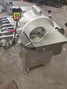 เครื่องหั่นสี่เหลี่ยมลูกเต๋าผลไม้อัตโนมัติสำหรับผักเช่นแครอทหัวหอมมะเขือเทศมะพร้าวส่วนประกอบมอเตอร์แกนมะม่วง - Product Image 4