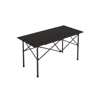 Table et chaises pliantes en acier carbone pour l'extérieur, table à manger portable Egg Roll, ensemble complet pour le camping, mobilier d'extérieur
