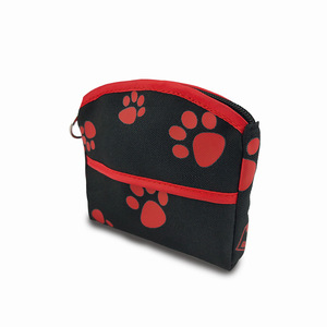 Distributeur de sacs à déjections pour animaux de compagnie 600D portable, version noire et rouge, support pour sacs à déjections canines - Product Image 4