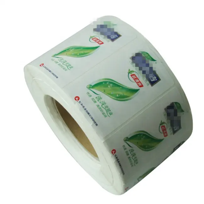 Custom Printed Roll Pharmaceutical Vial Labels Pasted by Labeling Machine