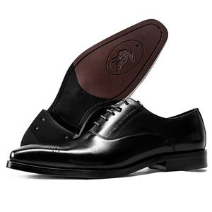 Zapatos de Hombre para Negocios - Zapatos de Cuero con Punta en Pico, Zapatos Oxford para Boda, Estilo Moderno - Product Image 3