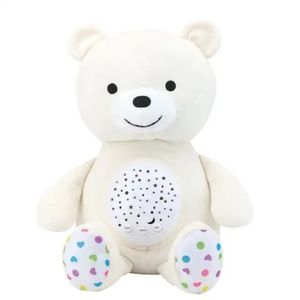 Elektrischer Sternen himmel Wasch bar Baby Placate Teddybär Tiere Komfort Plüsch Stofftier mit Projektor Nachtlicht 35CM - Product Image 2
