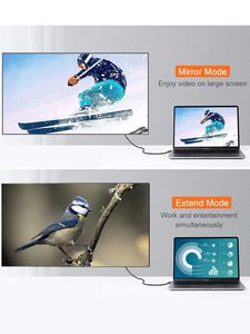 Ultra HD 4K HDR Video Cable New Type-C để <span class=keywords><strong>HDMI</strong></span> phổ Màn hình phản chiếu cho điện thoại máy tính bảng máy tính xách tay - Product Image 6