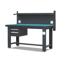 Banc de travail de garage de stockage d'armoire à outils en métal