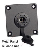 Conector de Alimentación de 5.5mm para Montaje en Panel, Compatible con Starlink Mini, Cable de Alimentación Hembra de 2.1mm para Uso en Autocaravanas, Camionetas, Autobuses, Embarcaciones Marinas