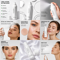 Réglage du maquillage Spray Hydratant Finition Bouteille Réglage Spray Contrôle de l'huile Maquillage longue durée Fix Foundation Spray