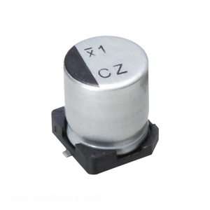 Condensateur SMD original à montage en surface UCZ1H330MCL1GS, aluminium, 33 µF, 20 %, 50 V - Product Image 1