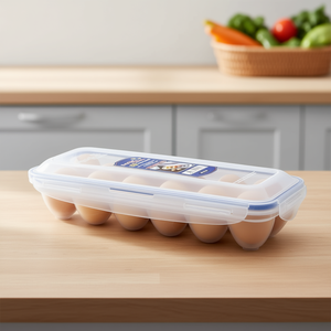 Lock & Lock Egg <b>Storage</b> <b>Container</b> 10 Egg Capacity With Lid For Freshness Protection - Product Image 3
