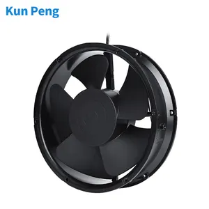 22060 High Air Flow 420CFM 110V 220V Ball Bearing 2700RPM Round Frame AC Axial Flow Cooling Fan Exhaust Fan