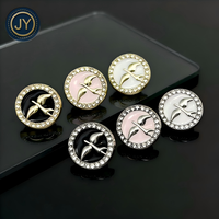 Boutons en métal personnalisés JINYU, boutons à tige en alliage de zinc, boutons personnalisés avec logo pour vêtements, manteaux, sans nickel, écologiques