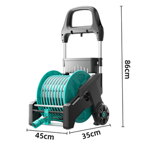 Enrouleur de tuyau rétractable haute capacité de 60 m avec système de verrouillage automatique pour l'irrigation agricole - Product Image 2
