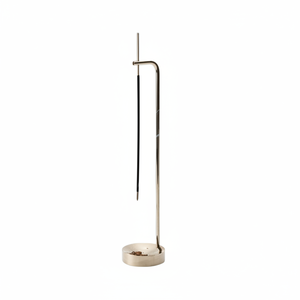Porta Incienso Colgante Alto de Latón, Minimalista, Vertical, con Base Redonda, Quemador de Aroma, Accesorio de Decoración para el Hogar - Product Image 1